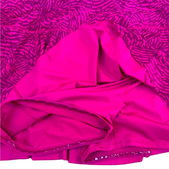 ATHLETA Ace Magenta Printed 13.5" Tennis Skort 3X NWT - Picture 4 of 11